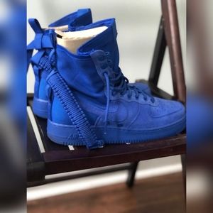 Electric Blue Airforce 1's